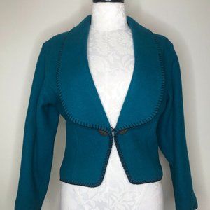 MIDWEST GARMENT Teal Wool Jacket